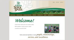 Desktop Screenshot of countysuperspuds.com